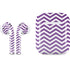 Purple Chevron Apple AirPods 2 Skin
