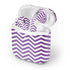 Purple Chevron Apple AirPods 2 Skin