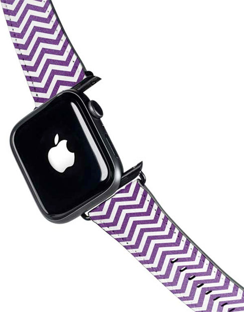 Purple Chevron Apple Watch Band 42-44mm