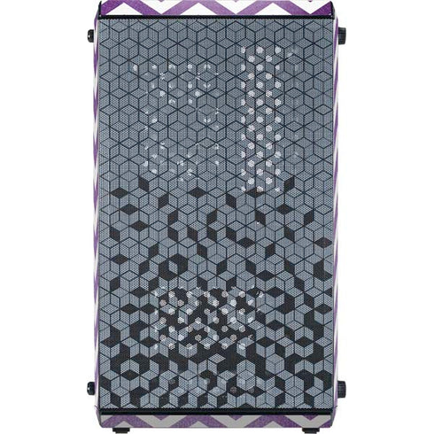 Purple Chevron Cooler Master MasterBox Q300L Mini Tower Skin