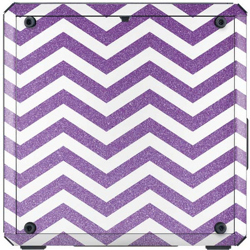 Purple Chevron Cooler Master MasterBox Q300L Mini Tower Skin