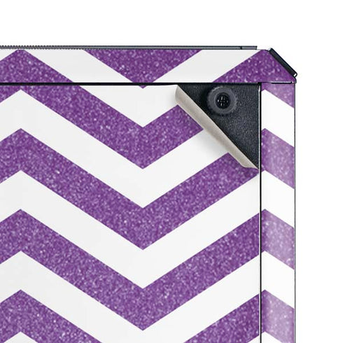 Purple Chevron Cooler Master MasterBox Q300L Mini Tower Skin