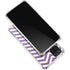 Purple Chevron Galaxy A12 Clear Case