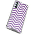 Purple Chevron Galaxy A13 5G Clear Case