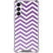 Purple Chevron Galaxy A14 5G Clear Case