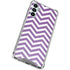Purple Chevron Galaxy A14 5G Clear Case