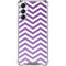 Purple Chevron Galaxy A15 5G Clear Case