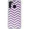 Purple Chevron Galaxy A21 Clear Case