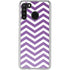 Purple Chevron Galaxy A21 Clear Case