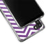 Purple Chevron Galaxy A21 Clear Case