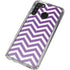 Purple Chevron Galaxy A21 Clear Case