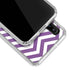 Purple Chevron Galaxy A30 Clear Case