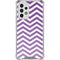 Purple Chevron Galaxy A33 5G Clear Case
