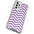 Purple Chevron Galaxy A53 5G Clear Case