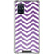 Purple Chevron Galaxy A71 5G Clear Case