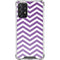 Purple Chevron Galaxy A72 5G Clear Case