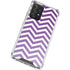 Purple Chevron Galaxy A72 5G Clear Case
