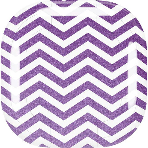 Purple Chevron Galaxy Buds Live Skin