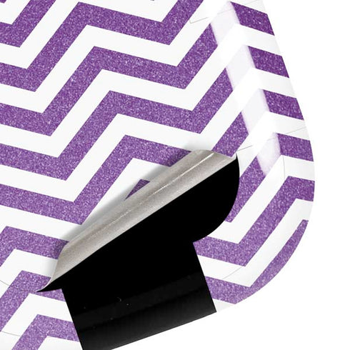 Purple Chevron Galaxy Buds Live Skin