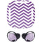 Purple Chevron Galaxy Buds Pro Skin
