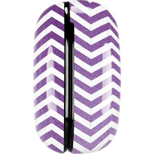 Purple Chevron Galaxy Buds Pro Skin