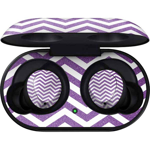 Purple Chevron Galaxy Buds Skin