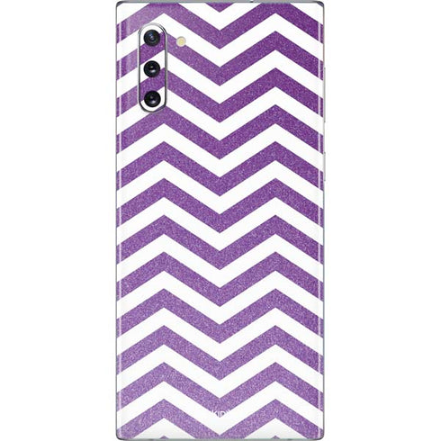 Purple Chevron Galaxy Note 10 Skin