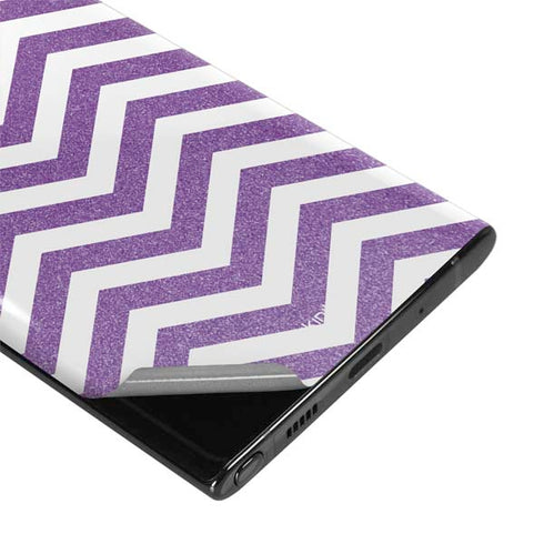 Purple Chevron Galaxy Note 10 Skin