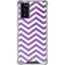Purple Chevron Galaxy Note20 5G Clear Case
