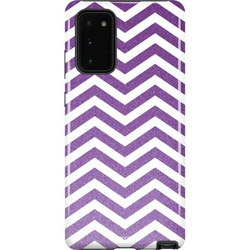 Purple Chevron Galaxy Note20 5G Pro Case