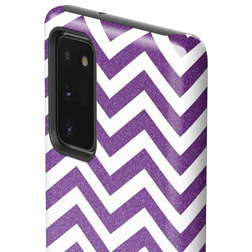 Purple Chevron Galaxy Note20 5G Pro Case