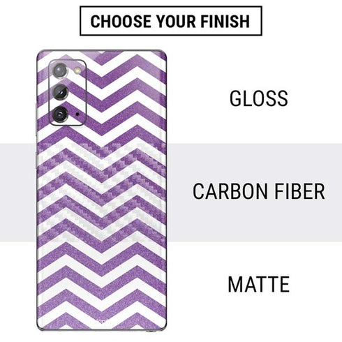 Purple Chevron Galaxy Note20 5G Skin