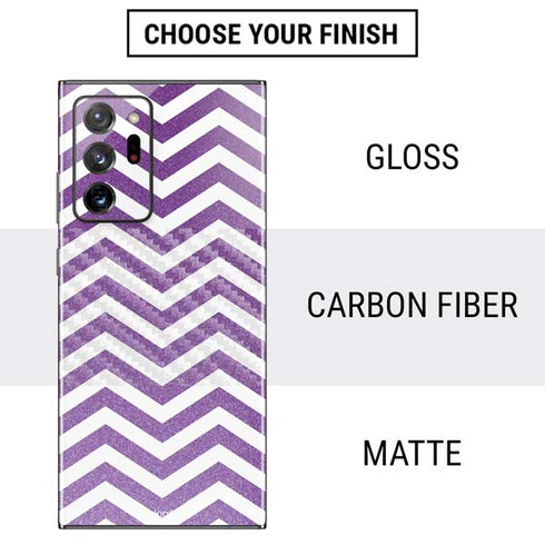 Purple Chevron Galaxy Note20 Ultra 5G Skin