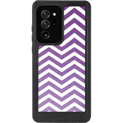 Purple Chevron Galaxy Note20 Ultra 5G Waterproof Case