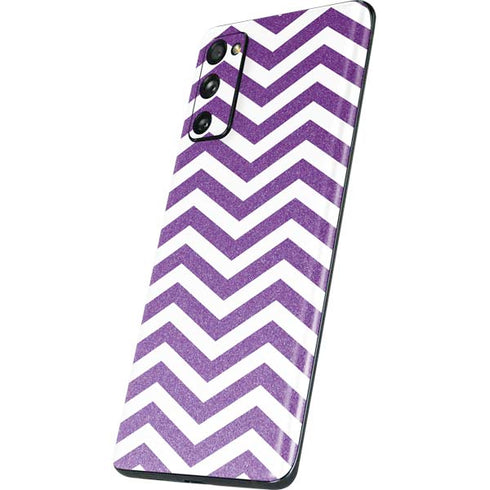 Purple Chevron Galaxy S20 Fan Edition Skin