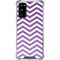 Purple Chevron Galaxy S20 FE Clear Case
