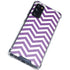 Purple Chevron Galaxy S20 FE Clear Case