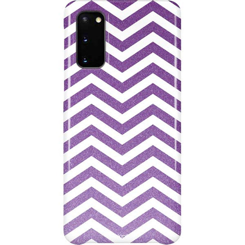 Purple Chevron Galaxy S20 Lite Case