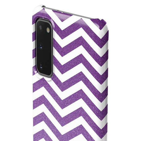Purple Chevron Galaxy S20 Lite Case