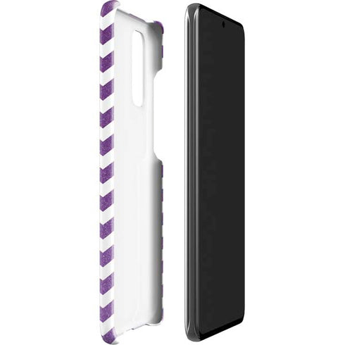 Purple Chevron Galaxy S20 Lite Case