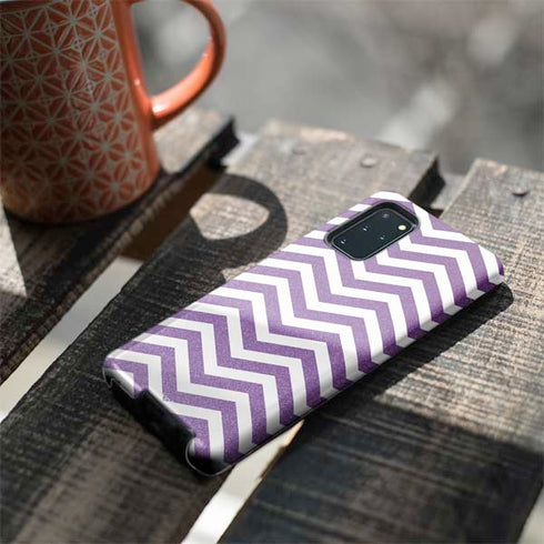 Purple Chevron Galaxy S20 Plus Pro Case