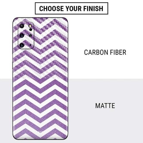 Purple Chevron Galaxy S20 Plus Skin