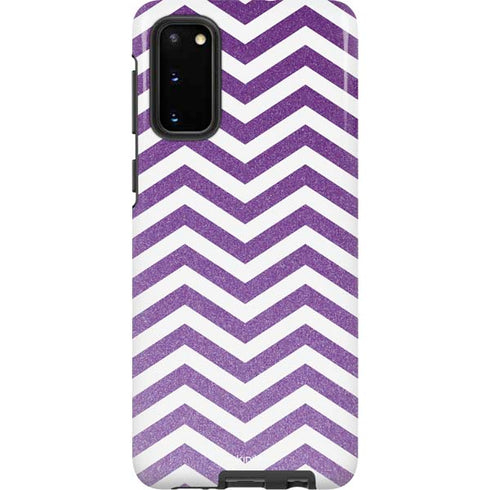 Purple Chevron Galaxy S20 Pro Case