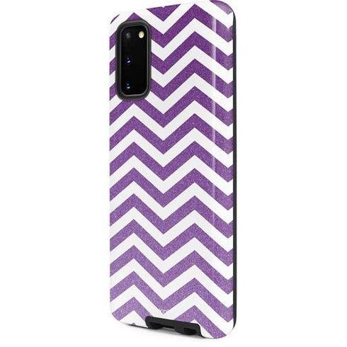Purple Chevron Galaxy S20 Pro Case