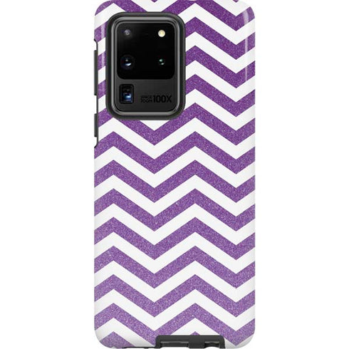 Purple Chevron Galaxy S20 Ultra 5G Pro Case