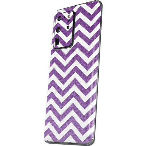Purple Chevron Galaxy S20 Ultra 5G Skin