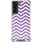 Purple Chevron Galaxy S21 5G Clear Case