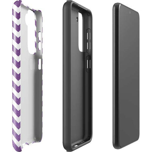 Purple Chevron Galaxy S21 5G Pro Case