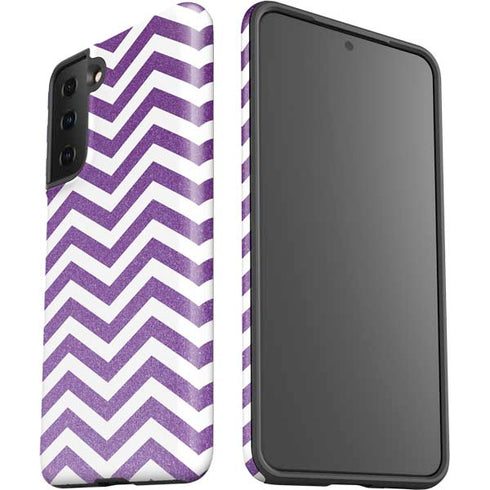 Purple Chevron Galaxy S21 FE Pro Case