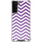 Purple Chevron Galaxy S21 Plus 5G Clear Case